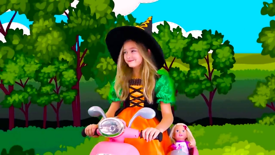 اسباب بازی ها و خانواده مهربان - ساشا کوچولو جادوگر هالووین